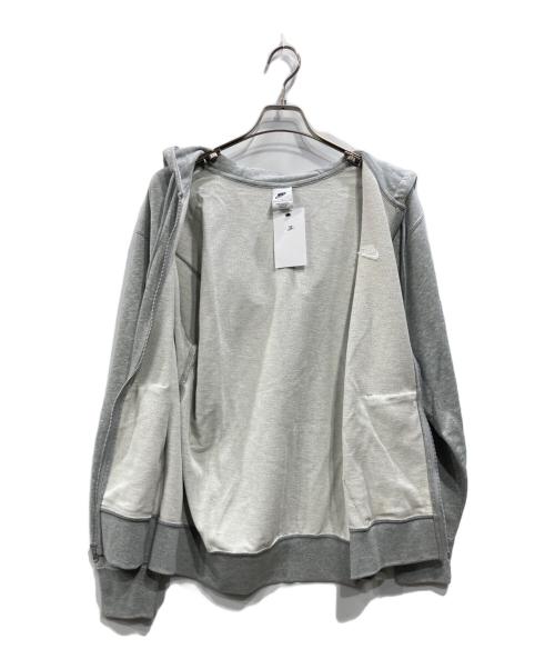 NIKE（ナイキ）NIKE (ナイキ) クラブ フレンチテリー ロングスリーブ フルジップ グレー サイズ:L 未使用品の古着・服飾アイテム