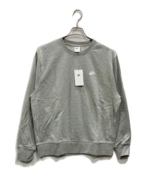 NIKE（ナイキ）NIKE (ナイキ) フレンチテリー クルーネック グレー サイズ:XL 未使用品の古着・服飾アイテム