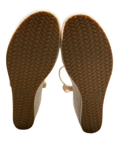 COLE HAAN（コールハーン）COLE HAAN (コールハーン) クラウドフィール シルビー エスパドリーユ ウェッジ 75MM ベージュ サイズ:6　1/2の古着・服飾アイテム