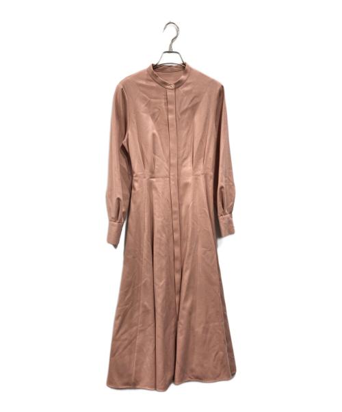 ANAYI（アナイ）ANAYI (アナイ) ハイカウントフラノフレア ワンピース ピンク サイズ:36の古着・服飾アイテム