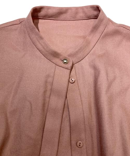 ANAYI（アナイ）ANAYI (アナイ) ハイカウントフラノフレア ワンピース ピンク サイズ:36の古着・服飾アイテム