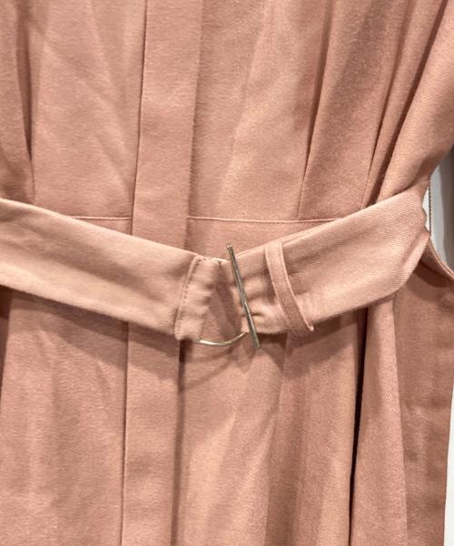 ANAYI（アナイ）ANAYI (アナイ) ハイカウントフラノフレア ワンピース ピンク サイズ:36の古着・服飾アイテム