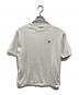 LACOSTE（ラコステ）の古着「ワニパッチ サマーニットTシャツ」｜ホワイト