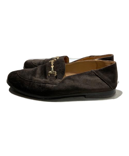 Caminando（カミナンド）Caminando (カミナンド) ビットスリッポン ブラウン サイズ:7の古着・服飾アイテム