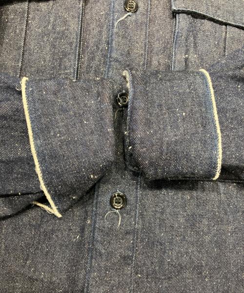 jieda（ジエダ）Jieda (ジエダ) SILK DENIM OVER SHIRT ネイビー サイズ:2の古着・服飾アイテム