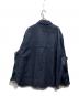Jieda (ジエダ) SILK DENIM OVER SHIRT ネイビー サイズ:2：12000円