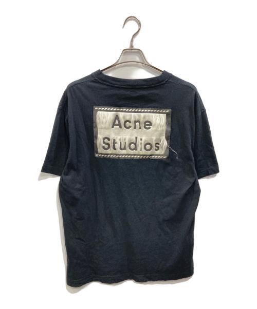 Acne studios（アクネ ストゥディオズ）ACNE STUDIOS (アクネ ストゥディオズ) バックロゴデザインTシャツ ブラック サイズ:Lの古着・服飾アイテム
