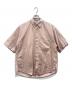 AURALEE（オーラリー）の古着「WASHD FINX TWILL HALF SLEEVED BIG SHIRTS」｜ピンク