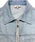中古・古着 maison kitsune (メゾンキツネ) ジップ デニム ジャケット スカイブルー サイズ:M：20000円