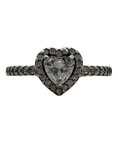 PANDORA（パンドラ）PANDORA (パンドラ) Elevated Heart Ring シルバー サイズ:ALE 50の古着・服飾アイテム