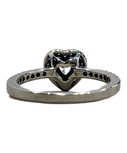 PANDORA（パンドラ）PANDORA (パンドラ) Elevated Heart Ring シルバー サイズ:ALE 50の古着・服飾アイテム