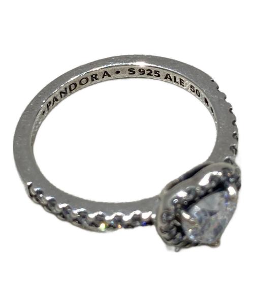 PANDORA（パンドラ）PANDORA (パンドラ) Elevated Heart Ring シルバー サイズ:ALE 50の古着・服飾アイテム