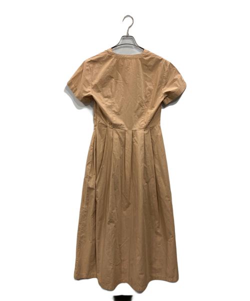 ASPESI（アスペジ）ASPESI (アスペジ) コットン Aライン ワンピース ブラウン サイズ:SIZE 40の古着・服飾アイテム