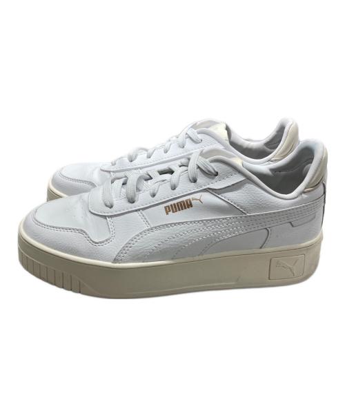 PUMA（プーマ）PUMA (プーマ) CALINA STREET（カリナ・ストリート） ホワイト サイズ:SIZE 24cmの古着・服飾アイテム