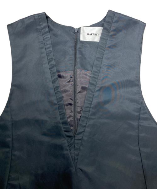 machatt（マチャット）machatt (マチャット) ナイロンツイルドレス ネイビー サイズ:FREEの古着・服飾アイテム