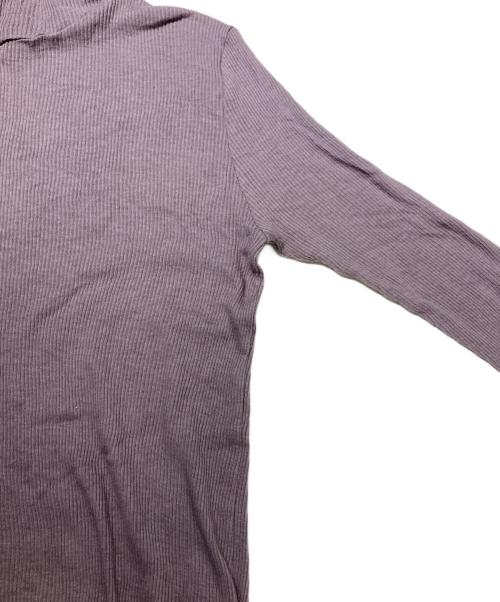 SOEJU（ソージュ）SOEJU (ソージュ) カシミヤ混タートルネックカットソー パープル サイズ:Fの古着・服飾アイテム