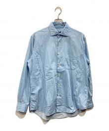 Kamakura Shirts（カマクラシャツ）の古着「KAIHARA DENIM デニムワイドカラーシャツ」｜インディゴ