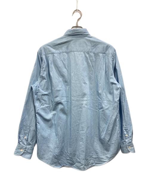 Kamakura Shirts（カマクラシャツ）Kamakura Shirts (カマクラシャツ) KAIHARA DENIM デニムワイドカラーシャツ インディゴ サイズ:Lの古着・服飾アイテム