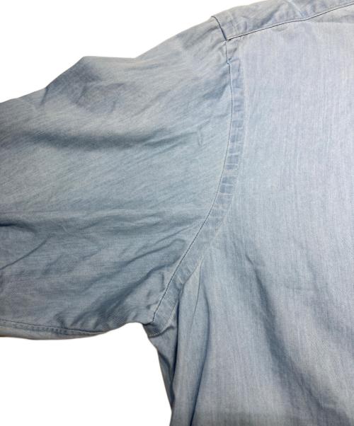 Kamakura Shirts（カマクラシャツ）Kamakura Shirts (カマクラシャツ) KAIHARA DENIM デニムワイドカラーシャツ インディゴ サイズ:Lの古着・服飾アイテム