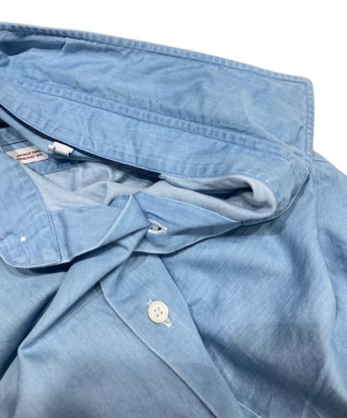 Kamakura Shirts（カマクラシャツ）Kamakura Shirts (カマクラシャツ) KAIHARA DENIM デニムワイドカラーシャツ インディゴ サイズ:Lの古着・服飾アイテム