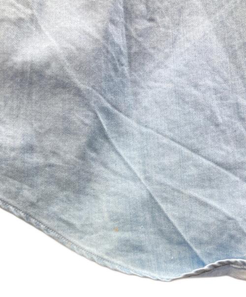 Kamakura Shirts（カマクラシャツ）Kamakura Shirts (カマクラシャツ) KAIHARA DENIM デニムワイドカラーシャツ インディゴ サイズ:Lの古着・服飾アイテム