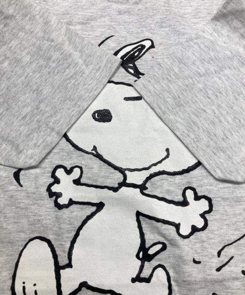 LOGOTEL（ロゴテル）LOGOTEL (ロゴテル) オールドプリントTシャツ スヌーピー グレー サイズ:Mの古着・服飾アイテム