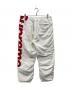 Supreme (シュプリーム) 21SS SPELLOUT TRACK PANT ホワイト×レッド サイズ:Large：25000円