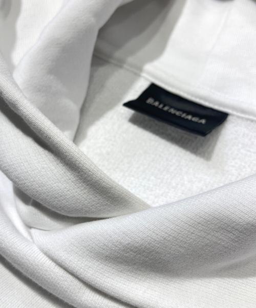 BALENCIAGA（バレンシアガ）BALENCIAGA (バレンシアガ) ポリティカル キャンペーン フーディ ホワイト サイズ:Sの古着・服飾アイテム