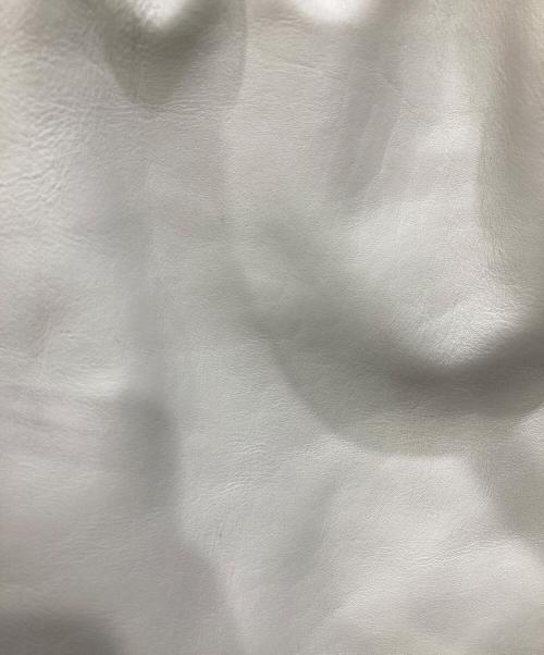collex（コレックス）collex (コレックス) レザーキンチャクポシェット ベージュの古着・服飾アイテム