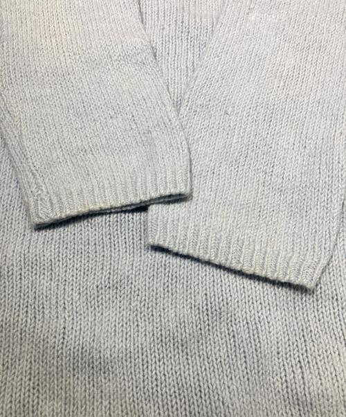 45R（フォーティファイブ・アール）45R (フォーティファイブ・アール) ウールのニットチュニック ブルーの古着・服飾アイテム