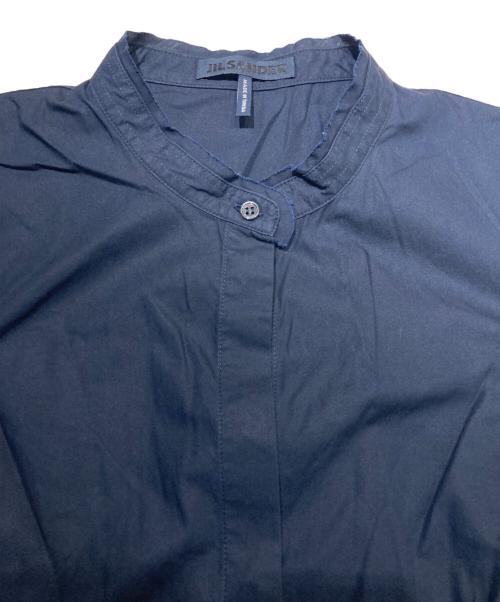 JIL SANDER（ジルサンダー）JIL SANDER (ジルサンダー) ノースリーブシャツ ネイビー サイズ:36の古着・服飾アイテム