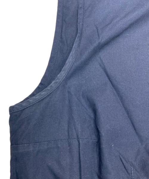 JIL SANDER（ジルサンダー）JIL SANDER (ジルサンダー) ノースリーブシャツ ネイビー サイズ:36の古着・服飾アイテム