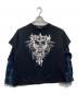 REFLEM（レフレム）の古着「レイヤードチェックL/S TEE」｜ブラック×ブルー