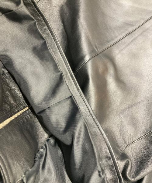 STUDIOUS（ステュディオス）STUDIOUS (ステュディオス) シングルライダースジャケット ブラック サイズ:2の古着・服飾アイテム