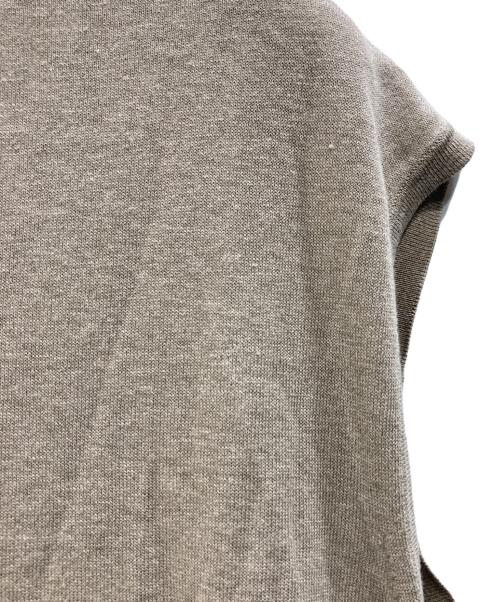 UNTITLED（アンタイトル）UNTITLED (アンタイトル) シアーコットンリネン ロングジレ ベージュ サイズ:2の古着・服飾アイテム