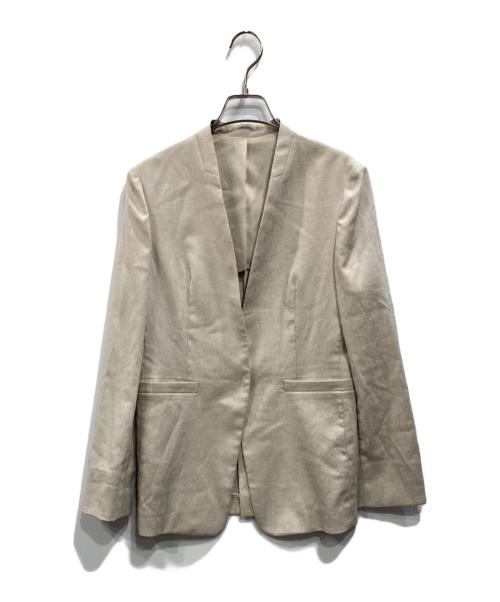 23区（ニジュウサンク）23区 (ニジュウサンク) リネンライク セットアップ ベージュ サイズ:38の古着・服飾アイテム