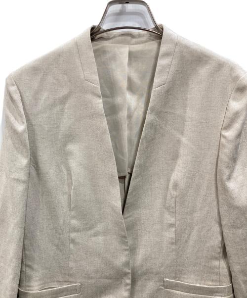 23区（ニジュウサンク）23区 (ニジュウサンク) リネンライク セットアップ ベージュ サイズ:38の古着・服飾アイテム