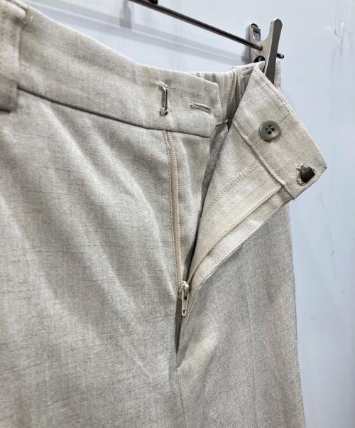 23区（ニジュウサンク）23区 (ニジュウサンク) リネンライク セットアップ ベージュ サイズ:38の古着・服飾アイテム