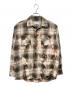 Rafu（ラフ）の古着「Bleached Dameged Shirt」｜カーキ