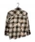 Rafu (ラフ) Bleached Dameged Shirt カーキ サイズ:M：13000円