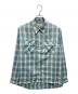 BIG MIKE（ビックマイク）の古着「OMBRE CHECK L/S SHIRT」｜ブルー