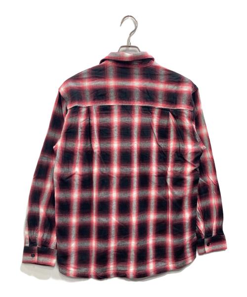 BIG MIKE（ビックマイク）BIG MIKE (ビックマイク) オンブレチェックシャツ レッド サイズ:Lの古着・服飾アイテム