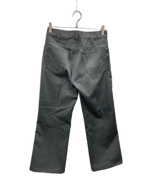 LEVI'S（リーバイス）LEVI'S (リーバイス) STA-PREST ツイル フレアパンツ グレー サイズ:W28L30の古着・服飾アイテム