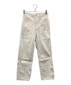 BUZZ RICKSON'Sバズリクソンズ）の古着「AVIATION ASSOCIATES TROUSERS, WORKING, WHITE TWILL」｜アイボリー