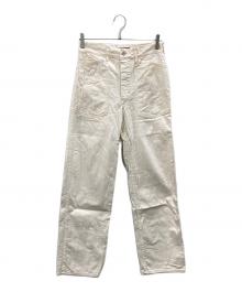 BUZZ RICKSON'S（バズリクソンズ）の古着「AVIATION ASSOCIATES TROUSERS, WORKING, WHITE TWILL」｜アイボリー