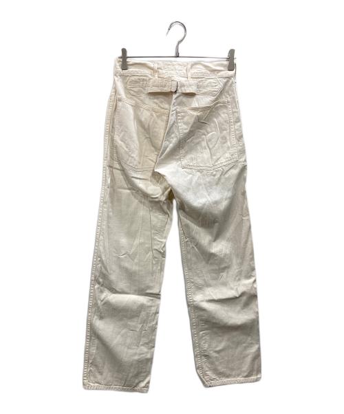 BUZZ RICKSON'S（バズリクソンズ）Buzz Rickson's (バズリクソンズ) AVIATION ASSOCIATES TROUSERS, WORKING, WHITE TWILL アイボリー サイズ:30の古着・服飾アイテム
