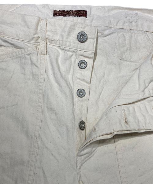BUZZ RICKSON'S（バズリクソンズ）Buzz Rickson's (バズリクソンズ) AVIATION ASSOCIATES TROUSERS, WORKING, WHITE TWILL アイボリー サイズ:30の古着・服飾アイテム