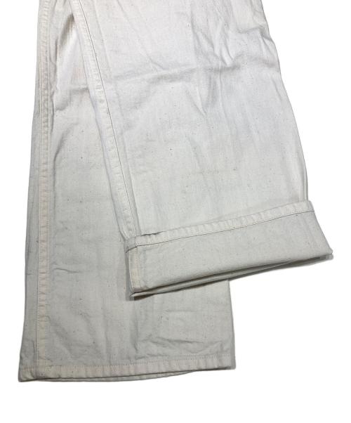 BUZZ RICKSON'S（バズリクソンズ）Buzz Rickson's (バズリクソンズ) AVIATION ASSOCIATES TROUSERS, WORKING, WHITE TWILL アイボリー サイズ:30の古着・服飾アイテム