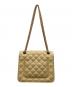 CHARLES & KEITH (チャールズアンドキース) Cressida キルトチェーンストラップバッグ イエロー：4000円