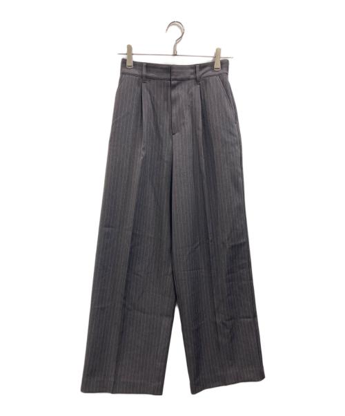 JOURNAL STANDARD（ジャーナルスタンダード）JOURNAL STANDARD (ジャーナルスタンダード) ウールライクストレッチスラックス グレー サイズ:36の古着・服飾アイテム